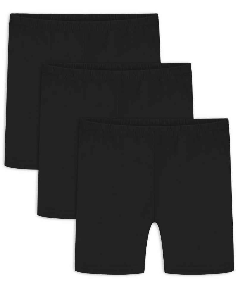 Auranso Girls Bike Shorts Cartwheel Breathable and Safety Biker Under Dress Dance Shorts Black 10-12 Years - Image 5