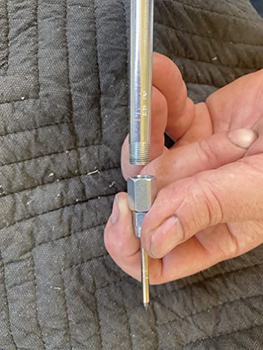 Lincoln 5803 Hand-held Grease Gun Needle Nozzle with Hardened Steel Tip, 1/8" Female NPT Thread, 2.76" Length, Used for Lubrication of Flush-Type or Hard-to-Reach Hydraulic Fittings - Image 5