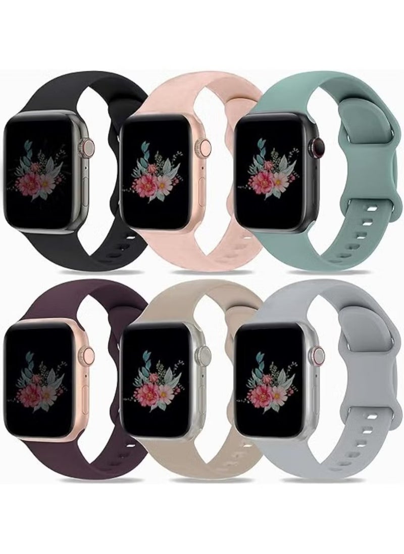keloray - Sport Silicone Bands Compatible with Apple Watch Band 38mm 40mm 41mm 42mm 44mm 45mm 49mm, Strap for iWatch Series 9 8 SE 7 6 5 4 3 2 1 Ultra Women Men - Image 1