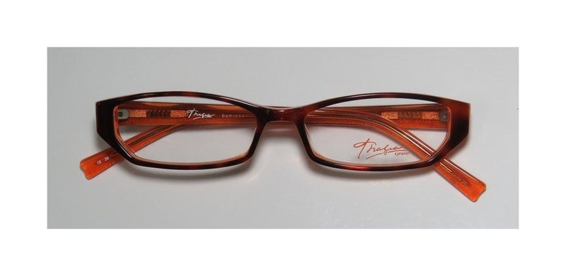 THALIA SODI Thalia Curiosa Womens/Ladies Rx-able Authentic Designer Full-rim Eyeglasses/Eyeglass Frame (51-15-135, Tortoise/Orange) - Image 2