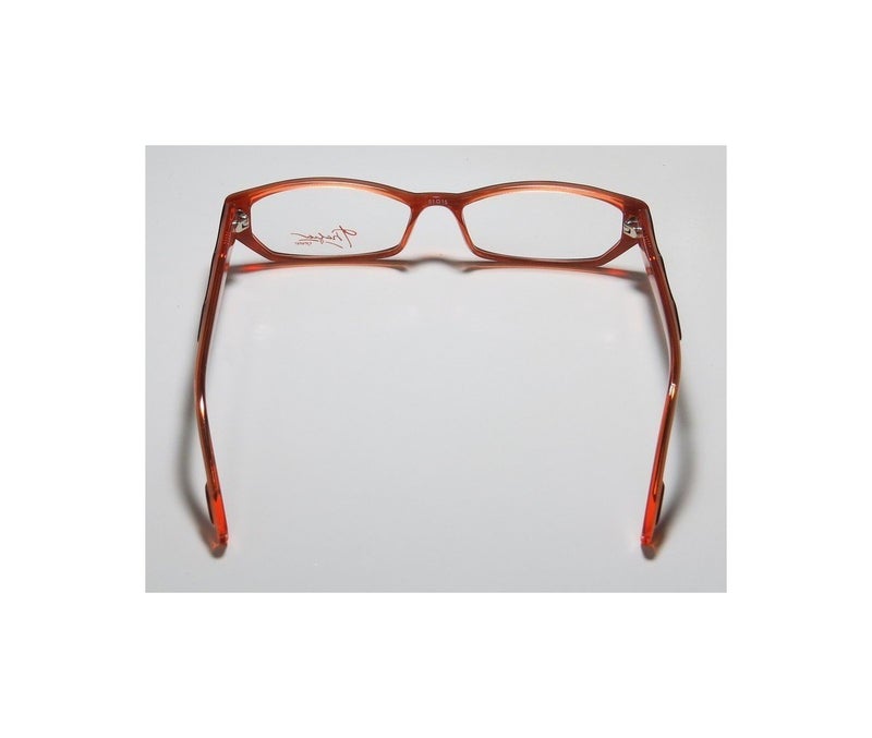 THALIA SODI Thalia Curiosa Womens/Ladies Rx-able Authentic Designer Full-rim Eyeglasses/Eyeglass Frame (51-15-135, Tortoise/Orange) - Image 5