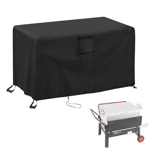 TheElves Crawfish Boiler Cover, Fit for CreoleFeast CFB3001 70 QT, Outdoor Waterproof Heavy Duty Crawfish Seafood Boiler Cover - 41" L x 34" W x 35" H - Image 1