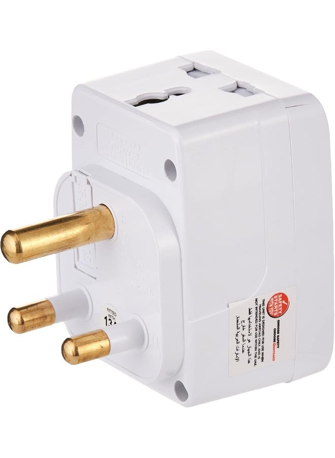 Oshtraco 15AMP 3Way Socket Adap Neon - Image 2