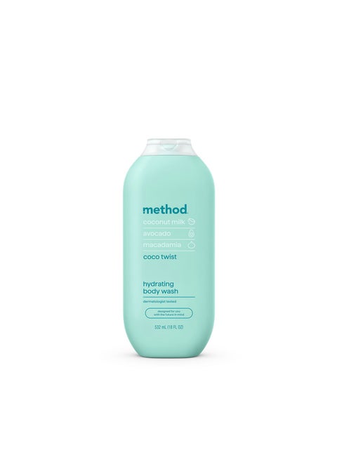 Method Body Wash Coco Twist Coconut Milk  Avocado  Macadamia notes 18oz