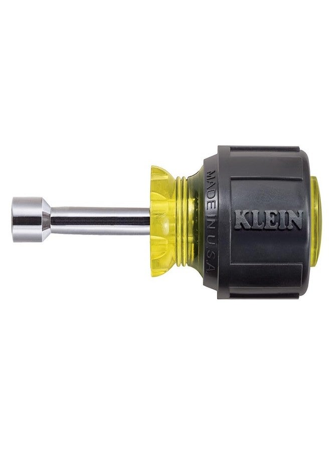 كلاين تولز مفك صواميل قصير 610-5/16 بوصة من Klein Tools بعمود مجوف 1-1/2 بوصة ومقبض مبطن - Image 1