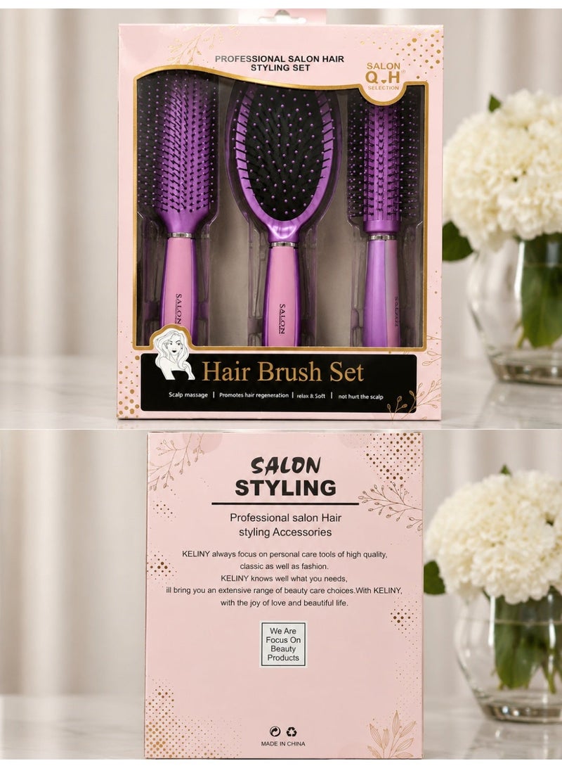 Q.H Hair Brush Set - Image 1
