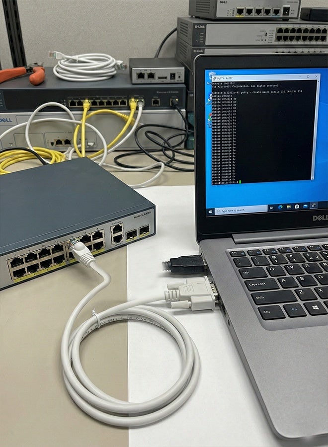 Console Port Cable 6' DB9F - RJ45 CAT5e VSO 50.6G003.001 - Image 4