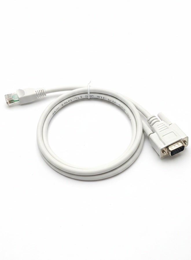 Console Port Cable 6' DB9F - RJ45 CAT5e VSO 50.6G003.001 - Image 1