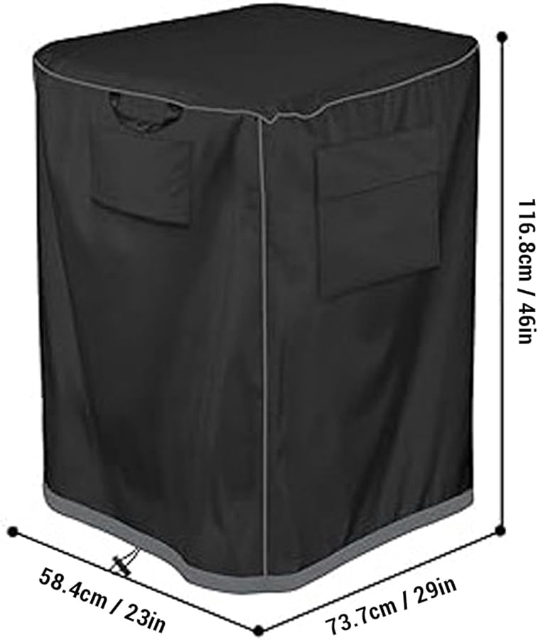 غطاية منشار طاولة عالمي 23 × 29 × 46 بوصة قماش أوكسفورد مقاوم للمطر حافظة واقية مضادة للغبار - Image 3