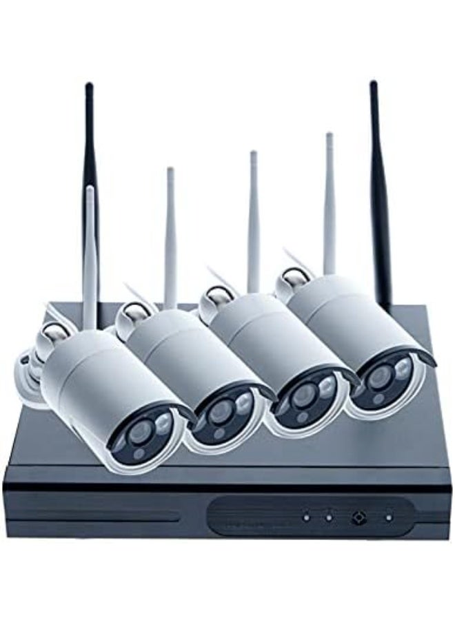 4CH HD NVR Wireless Security Camera System Kit - Model N9504 - Image 1