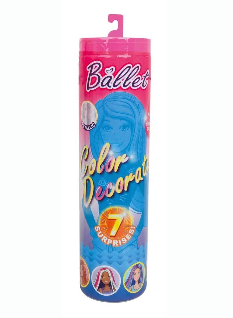 دمية مفاجئة متغيرة اللون قابلة للذوبان في الماء، قابلة للغسل في الماء الدافئ، قابلة للتغيير، تحتوي على 7 مفاجآت - Image 1