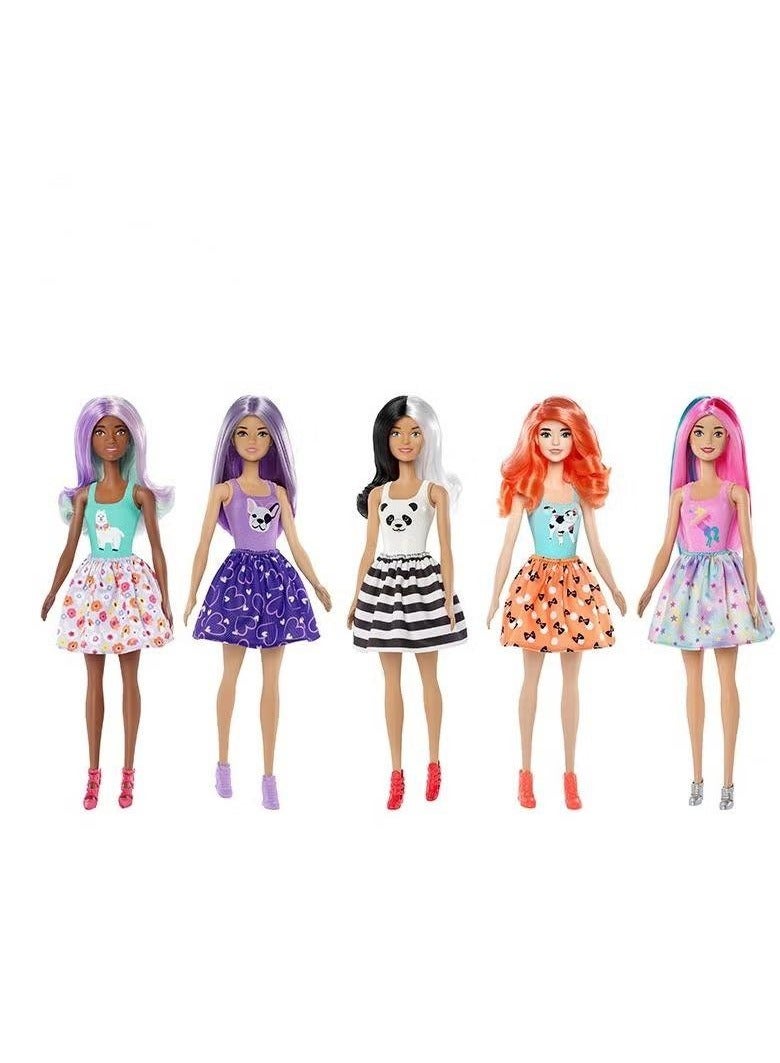 دمية مفاجئة متغيرة اللون قابلة للذوبان في الماء، قابلة للغسل في الماء الدافئ، قابلة للتغيير، تحتوي على 7 مفاجآت - Image 3