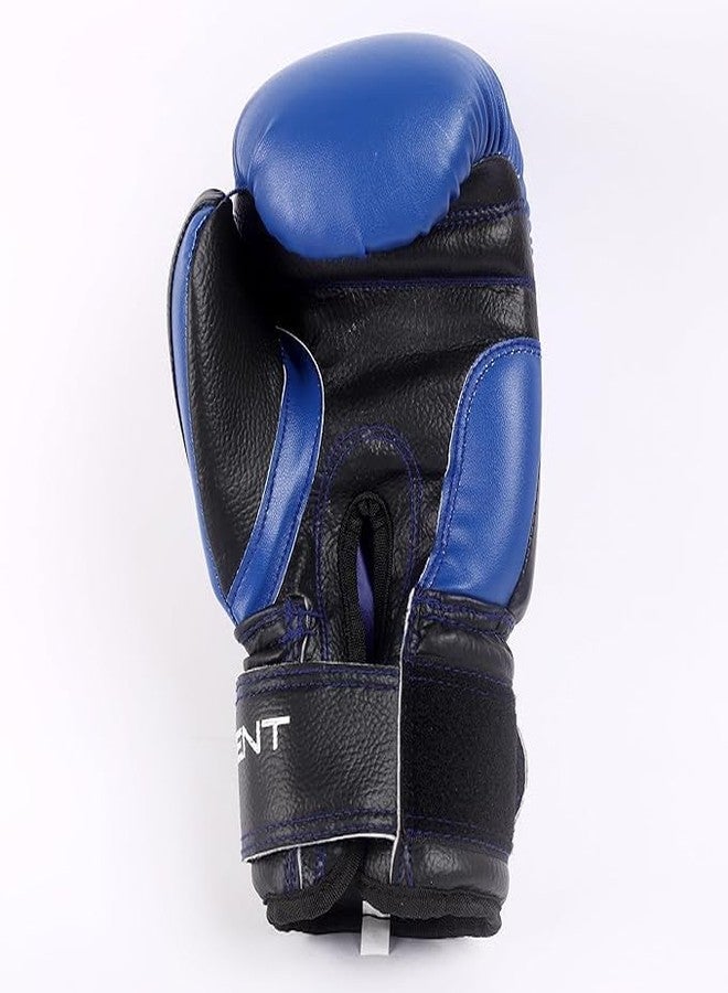 Raw Element Versatile Training & Sparring Gloves for Boxing, MMA, Muay Thai - Durable, Padded, with Wrist Wrap, Thumb Support & Grip Bar (Blue, 120Z) - Image 3