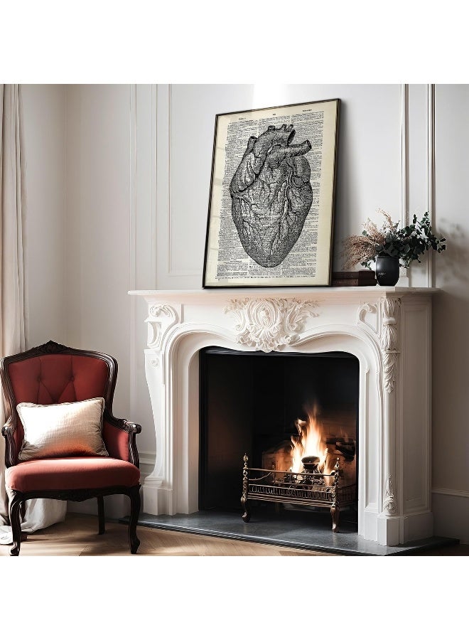 Poster Master Retro Heart Print - Anatomy Art - Anatomical Heart Art - Image 4
