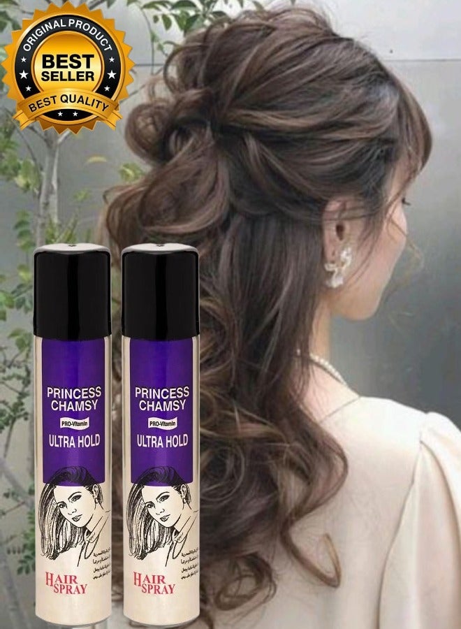 برينسس شامسي 2 قطع بخاخ الترا هولد للشعر 300مل - Image 1
