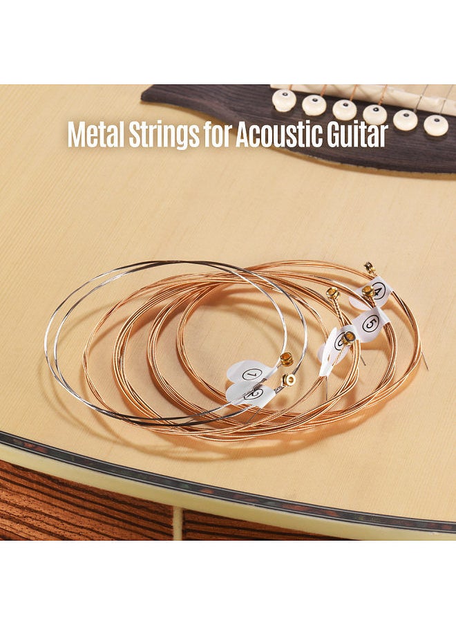 ZIKO - DP-010 Extra Light Acoustic Guitar Strings Hexagon Alloy Wire Phosphor Bronze Wound Corrosion Resistant 6 Strings Set - Image 1