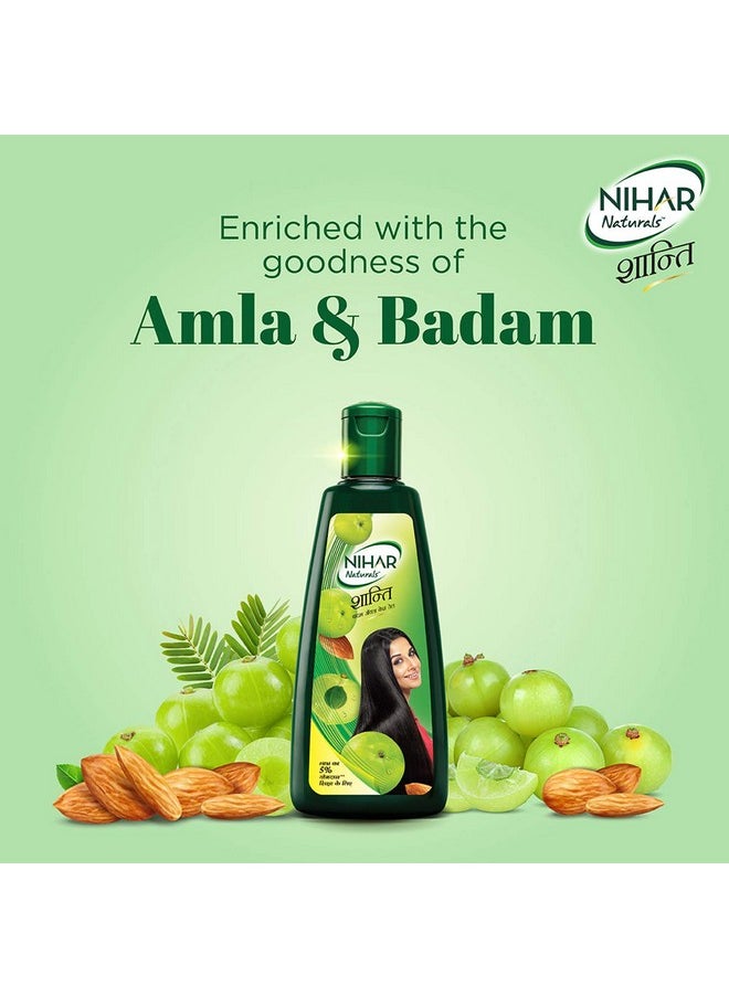 Nihar Naturals Shanti Amla Badam Hair Oil, 300 Ml  - Image 2