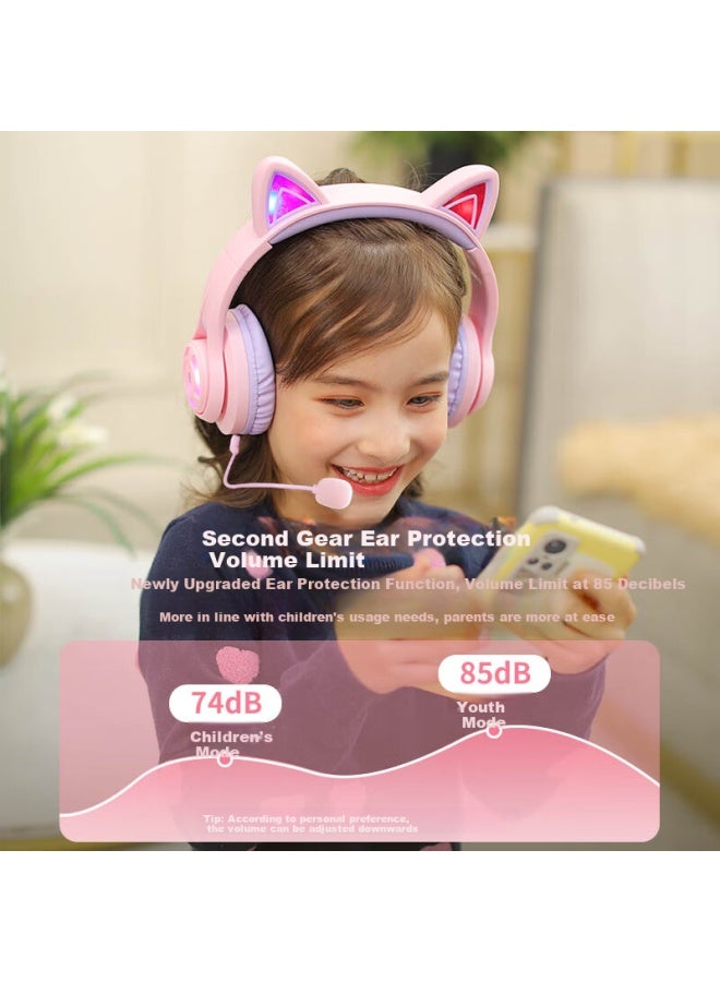 Tribit Student Headphones Over Ear Kids Bluetooth Wireless Ear Return Headphones Back Book Artifact English Recitation Follow-up Learning Online Cl - Image 4