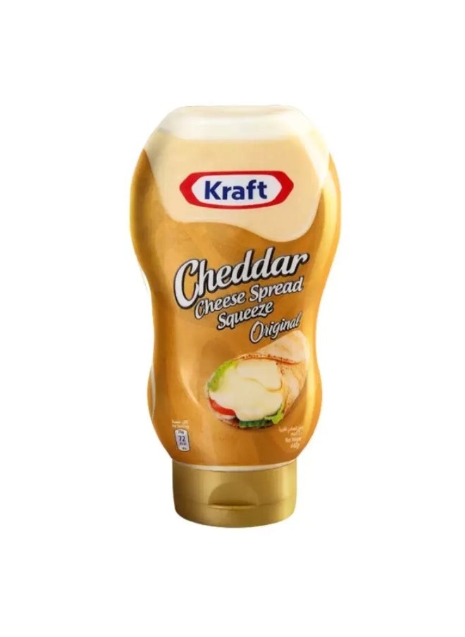 Kraft Kraft Cheddar Cheese Spread Original Taste In Squeeze Bottle- 440gms  - Image 1