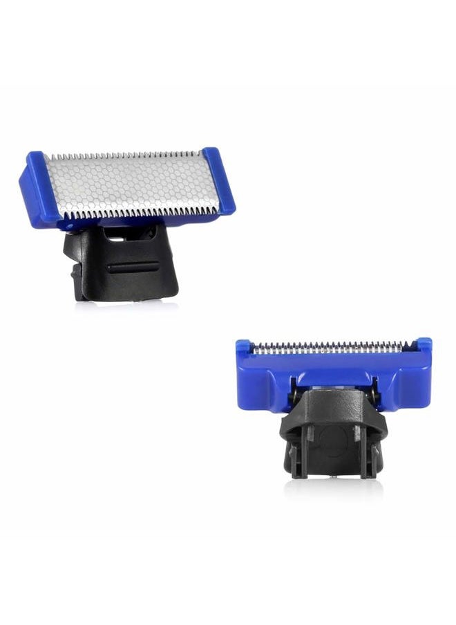 VINI Replacement Head for Old Version of Microtouch Solo Mens Shaver Electric Micro Trimmer (3 Razor Blade & 1 Clean Brush & 1 USB Charger Cable)  - Image 2