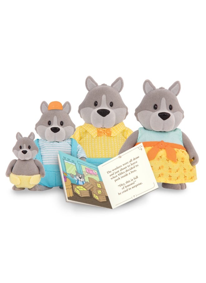 Lil Woodzeez Li'l Woodzeez - The Graypaws Wolves Family - 6462  - Image 2