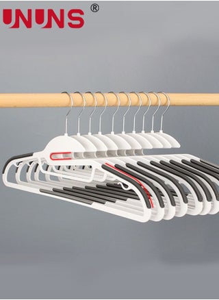 10-Piece Non-Slip Hanger Set,360° Swivel Hook,Horizontal Bar Design,Heavy Duty Clothes Hangers With Anti-slip Rubber,Space Saving Organizer For Necktie,Shirts,Pants - pzsku/Z53B62B74EB6F035F25D5Z/45/_/1679884012/c2b7c363-2bc8-49fc-a5c9-ba051752255d
