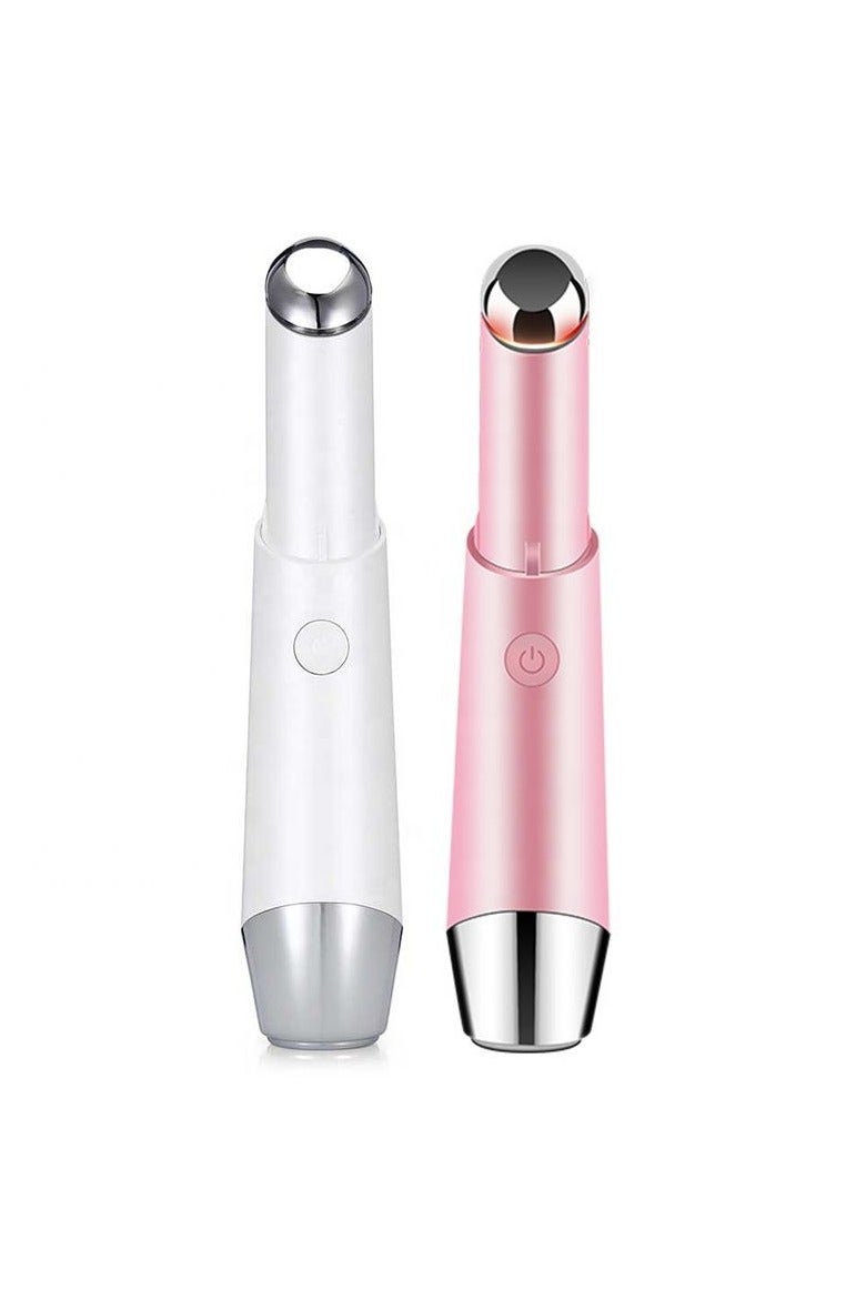 إسكدنيا جهاز العناية بالعين والشفاه بالفوتون – تدليك ذكي للوجه مع ضوء أحمر وأزرق – لإزالة التجاعيد والانتفاخ – قلم عناية بالبشرة قابل للشحن - Image 3