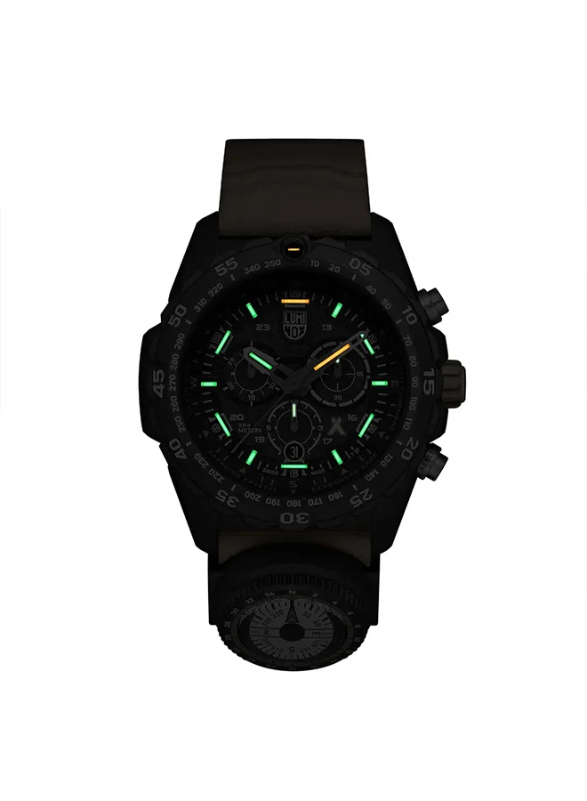 Luminox Men's Chronograph Round Shape Rubber Wrist Watch XB.3749 - 45 Mm