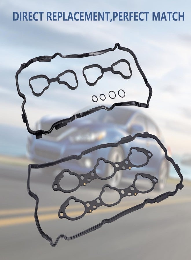 ZONFANT Engine Valve Cover and Intake Manifold Gasket Set Compatible with Nissan Infiniti Vehicle 3.5L V6 2007-2024 Altima Maxima Murano Pathfinder Quest 2014-2016 QX60 JX35, Replace#MS97143 VS50770R - Image 4