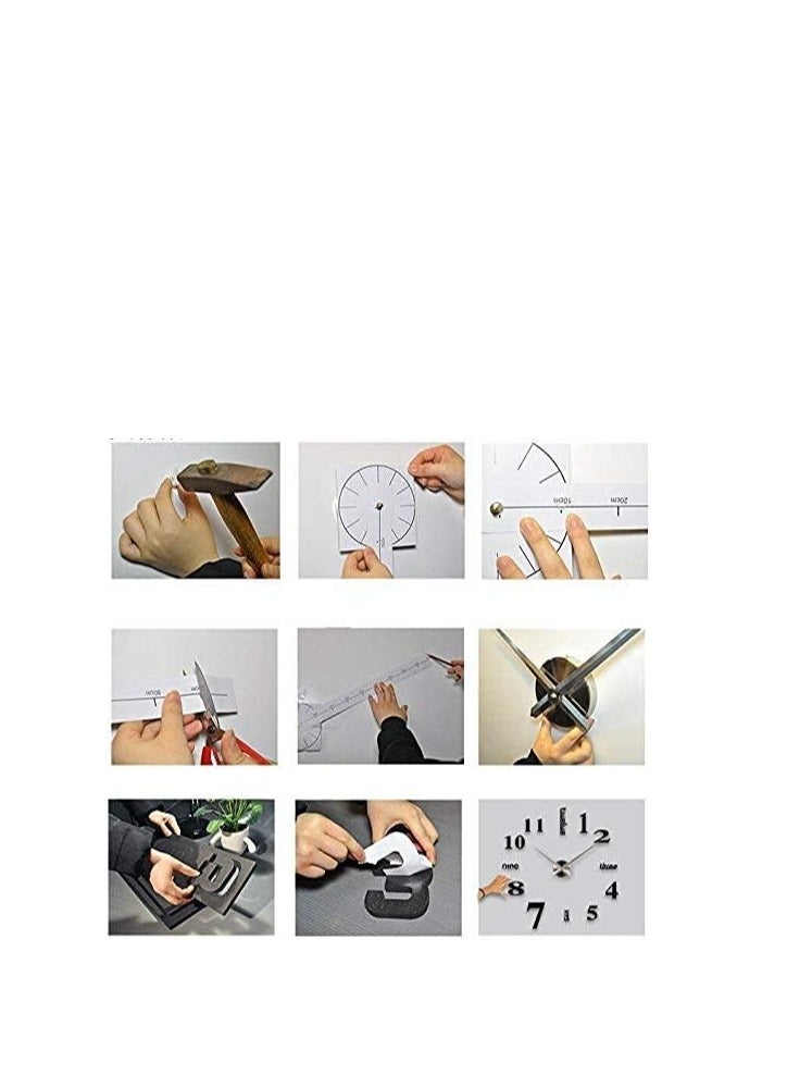 FFD 3D DIY Wall Clock Sticker - Transform Your Space with Style - Image 4