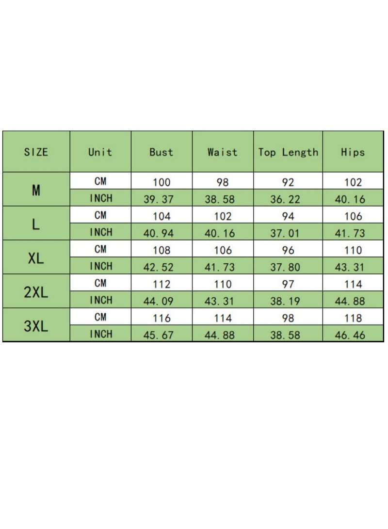 Loquat 3 Piece Digital Swimsuit Conservative Loose Zipper Southeast Asian Swimsuit Red - Image 2