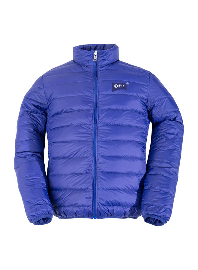 DPT جاكيت صيد للرجال، جاكيت رجالي، أزرق، مقاس L - Image 1