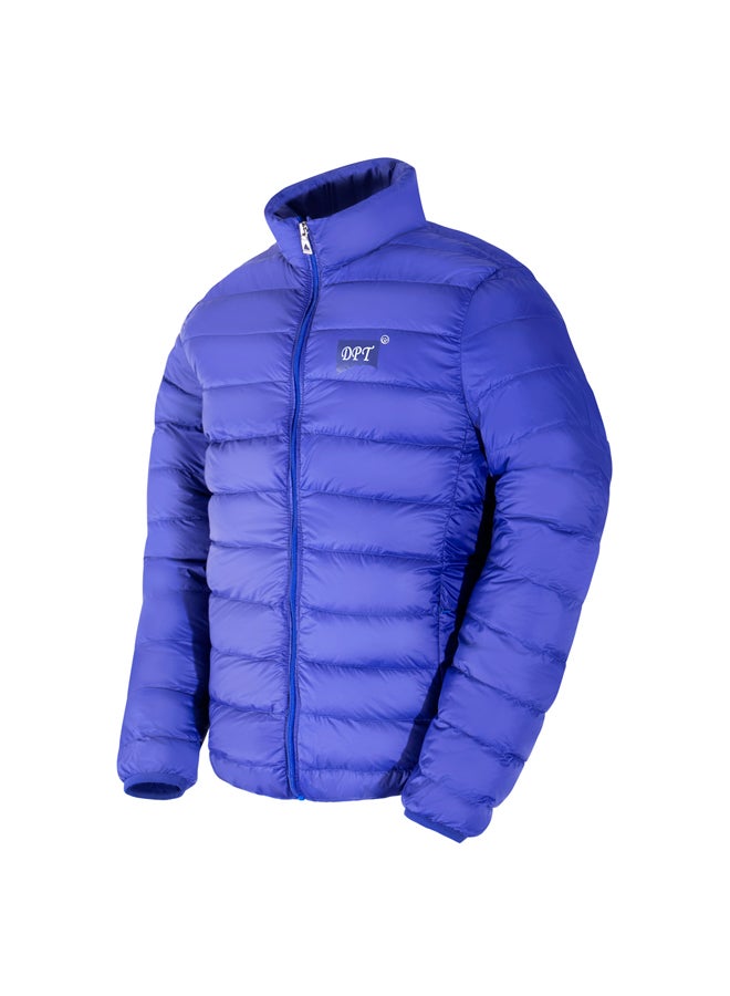 DPT جاكيت صيد للرجال، جاكيت رجالي، أزرق، مقاس L - Image 2