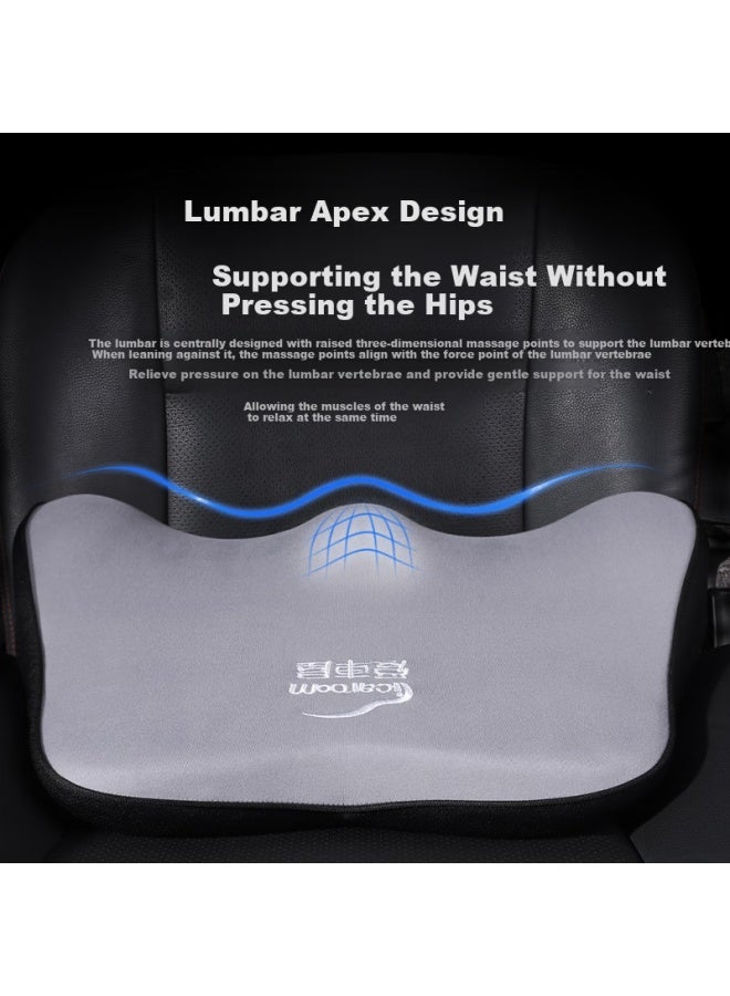 ICAROOM Aichewu Natural Latex Car Lumbar Support, Car Backrest Cushion, Car Waist Support Pad, Car Accessories - Image 3