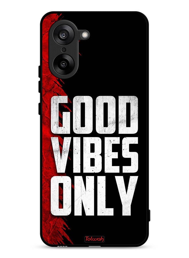 Tolwak OnePlus Nord CE5 Protective Case Cover Good Vibes Only - Image 1