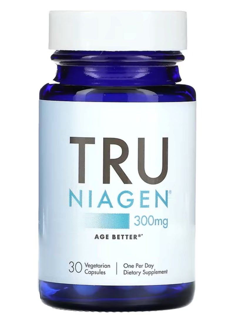 TRU NIAGEN True Niagen, Nicotinamide Riboside, 300 mg, 30 Veggie Capsules  - Image 1