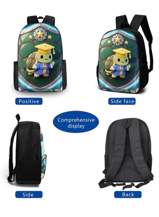 Bright Li Fire Fashion is unlimited! Cartoon bag three-piece set, suitable for a variety of scenes for students and teenagers (available for students, children, friends on outings, mountain climbing, schooling, etc.) - 8 - Image 3
