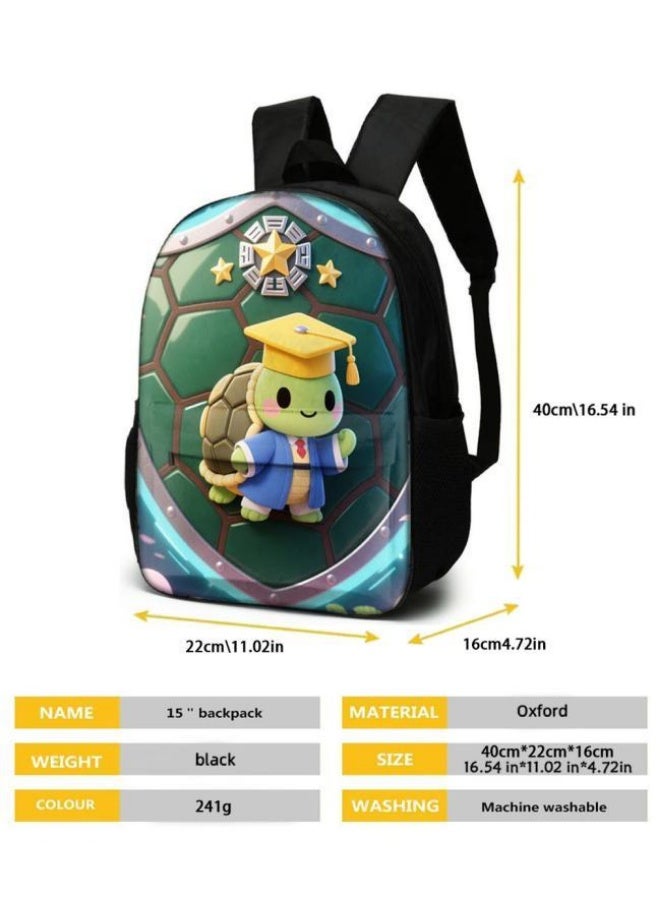 Bright Li Fire Fashion is unlimited! Cartoon bag three-piece set, suitable for a variety of scenes for students and teenagers (available for students, children, friends on outings, mountain climbing, schooling, etc.) - 8 - Image 5