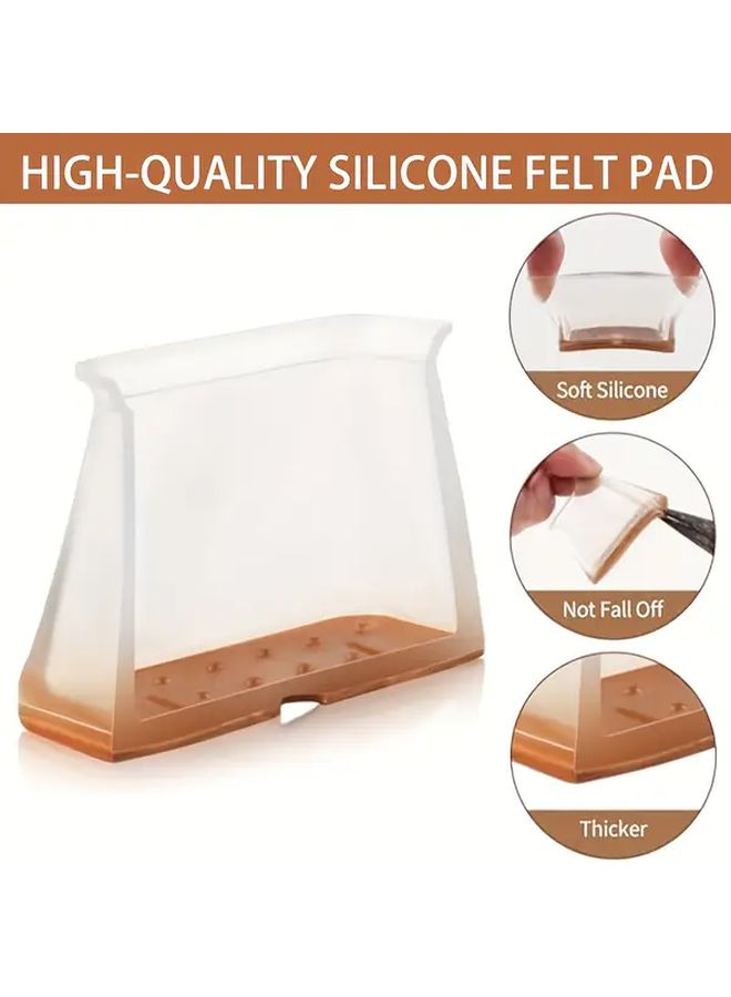 20pcs XL Heavy Duty Felt Furniture Leg Protectors for Chair Floor Protection - Image 5