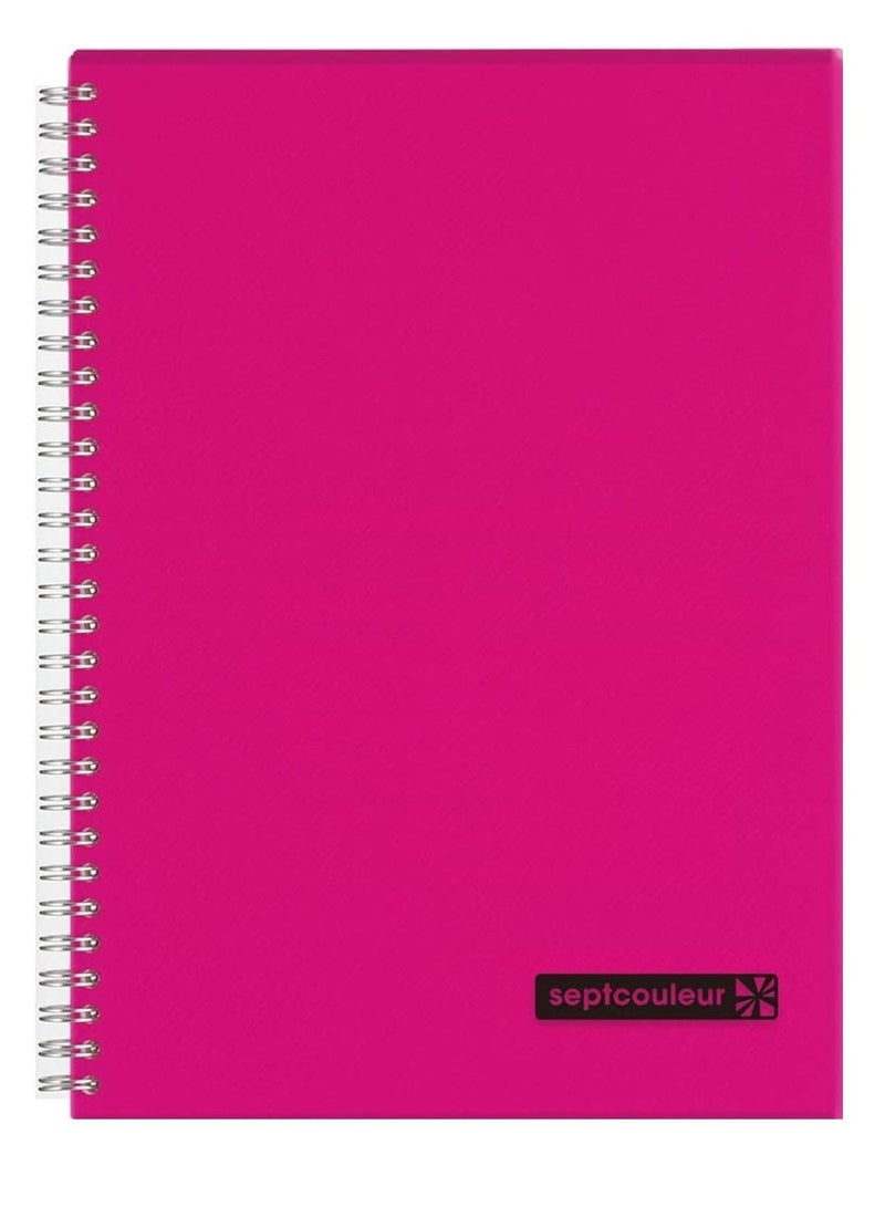 Maruman 80-Sheet Septcouleur Notebook B5 Size Pink - Image 1