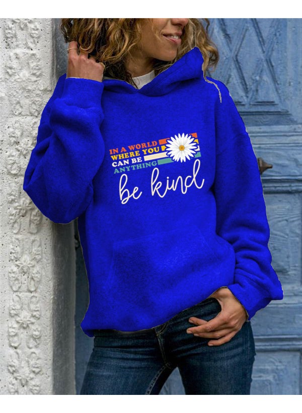 Generic - Long Sleeve Hoodie Womens Streetwear round Neck Animal Print Oversized Sweatshirt Comfortable Polyester Casual Fashion Yellow - Image 1