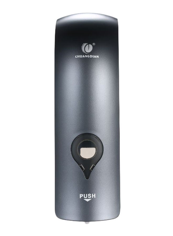 NIBEMINENT Wall Mounted Liquid Soap Dispenser Dark Grey/Black