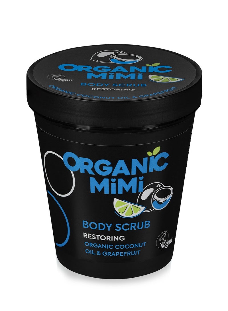 Organic Mimi Restoring Cocount &grapefruit Body Scrub 250g - Image 1