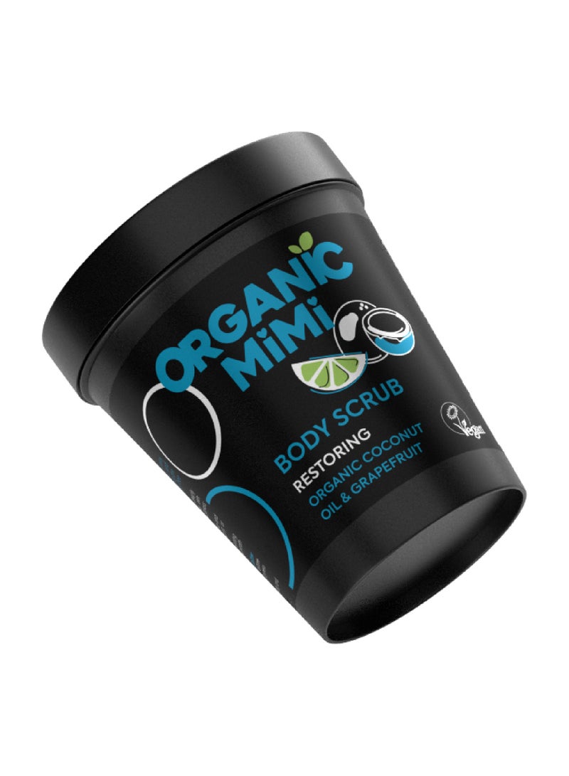 Organic Mimi Restoring Cocount &grapefruit Body Scrub 250g - Image 2