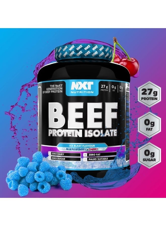 NXT Nutrition NXT hydrolyzed Beef Protein Isolate Low Fat, Low Carb, Zero Sugar supports lean muscle growth, strength and recovery fast absorption keto and paleo friendly Ice Blast 1.8Kg - Image 5