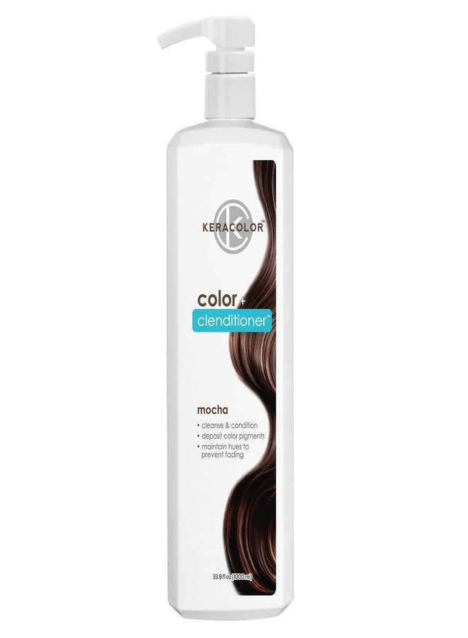 Keracolor Clenditioner MOCHA Hair Dye - Semi Permanent Hair Color Depositing Conditioner, Cruelty-free, 33.8 Fl Oz - Image 1