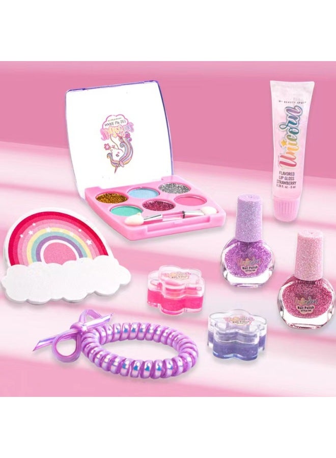 Products Children's Makeup Cosmetic Accessories Nail Combs Dress-up Girls Toys Play-house DIY Handbag-Color:Paragraph A - Image 3