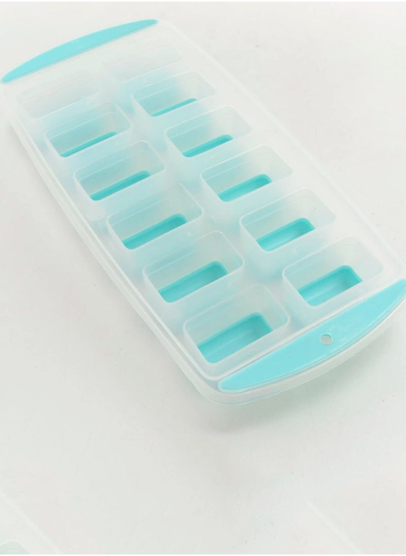 Generic - 18 Cavity White Ice Mold for Stirring Fruit or Herbs Easy to Use 1 Pack Multicolor - Image 1