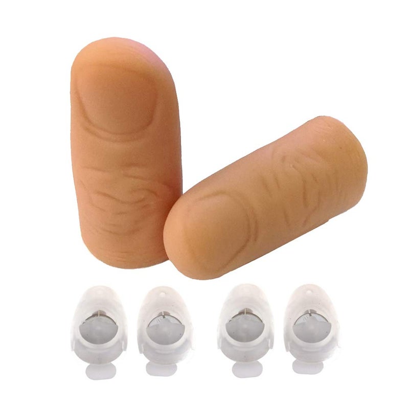 VANTIYAUS Finger Lamps3Packs 6PCS ThumbsMagic Prop Party Bar Show Perform Lamp Magic Trick Fake Finger Prank Tool for Halloween - Image 2