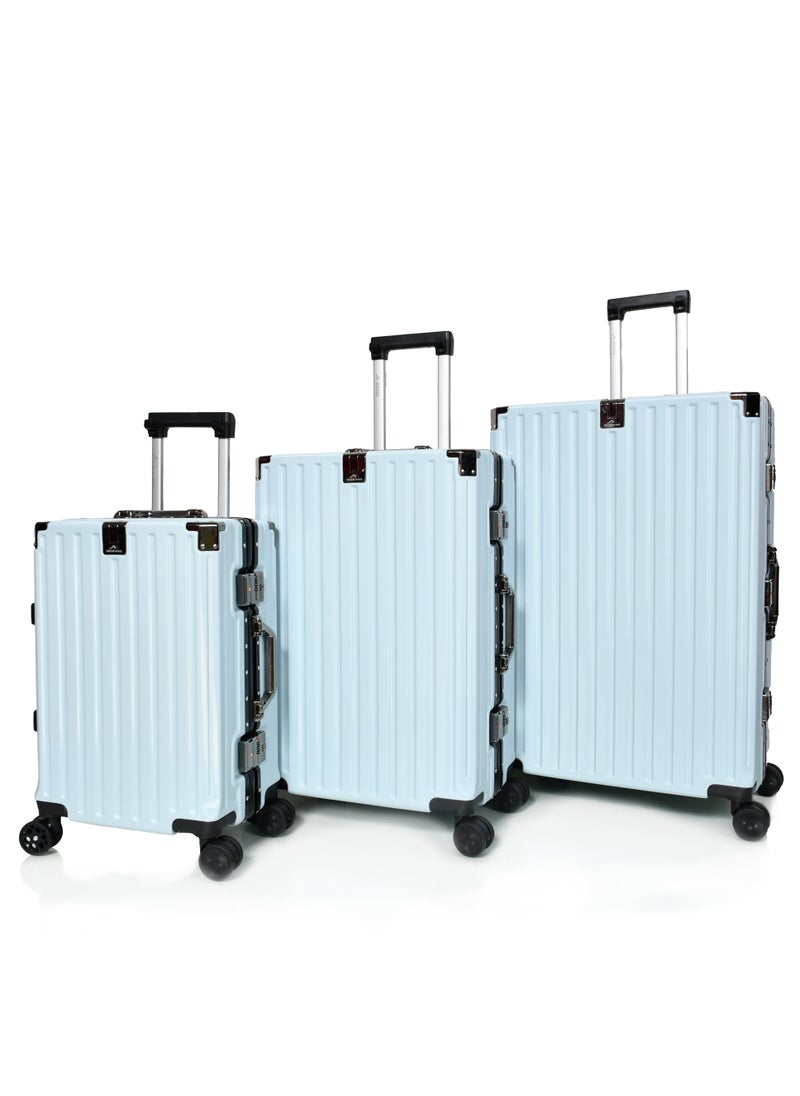 MORANO Morano aluminum travel luggage set three pieces elegant and durable design  - Image 2